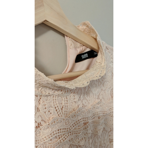 Sand lace maxi dress - Picture 4 of 4